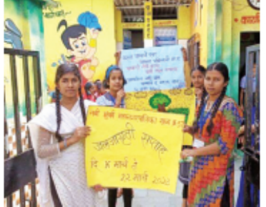 पालिका शाळांतील विद्यार्थ्यांकडून जलबचतीचा संदेश