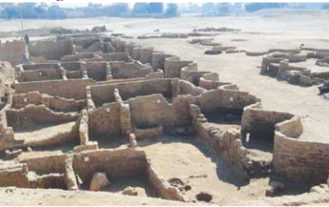 इजिप्तमध्ये 3 हजार वर्षांपूर्वीचे प्राचीन साेनेरी शहर सापडले